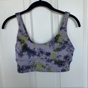 Lululemon Align Bra Radial Tie Dye Mauve Grey Multi NWOT Size 6
